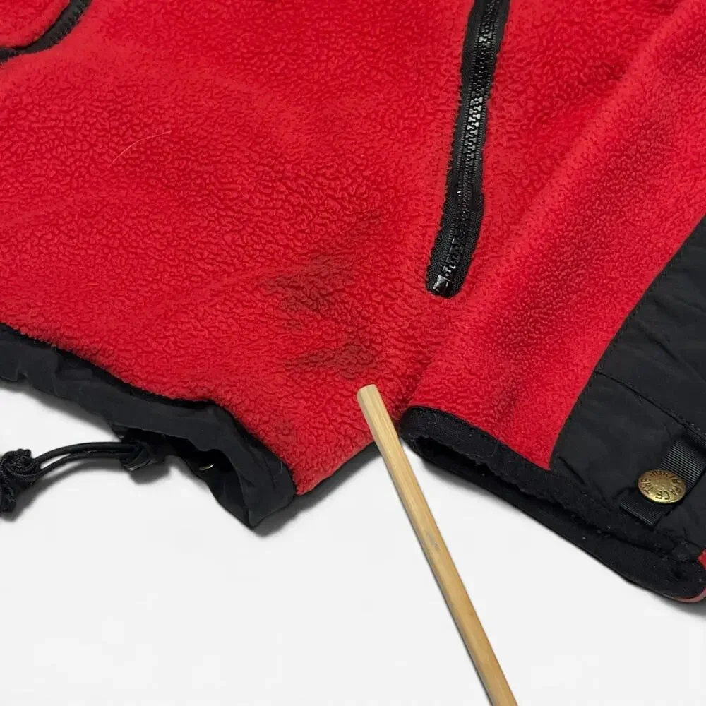 The North Face TNF Red 1995 Retro Denali Fleece Jacket Mens Size Small Full Zip